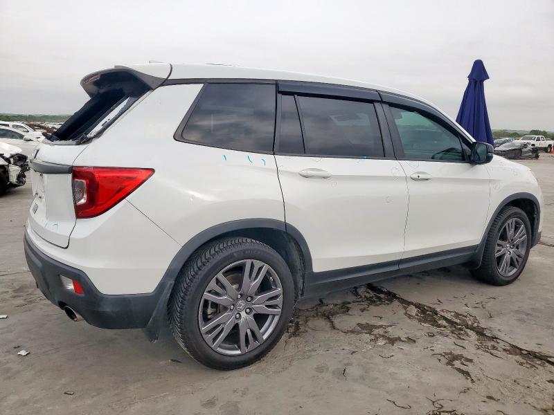 5FNYF7H57LB002957 - 2020 HONDA PASSPORT EXL أبيض صورة 3