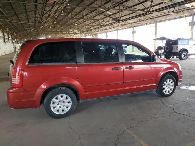 2A8HR44H28R102863 - 2008 CHRYSLER TOWN & COU LX RED photo 3