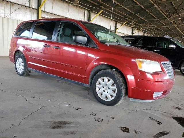 2A8HR44H28R102863 - 2008 CHRYSLER TOWN & COU LX RED photo 4