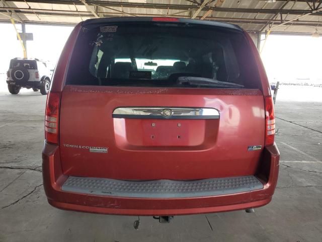 2A8HR44H28R102863 - 2008 CHRYSLER TOWN & COU LX RED photo 6