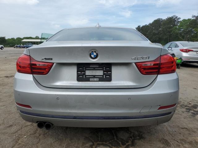 WBA3N9C57GK249661 - 2016 BMW 428 XI GRAY photo 6