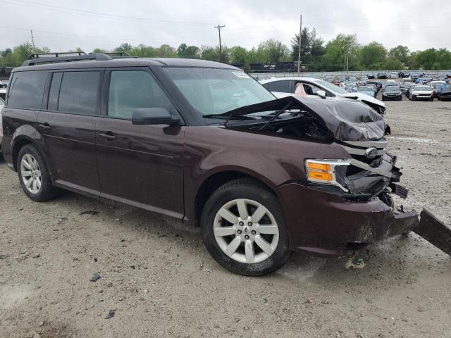 2FMDK51C89BA23728 - 2009 FORD FLEX SE BURGUNDY photo 4