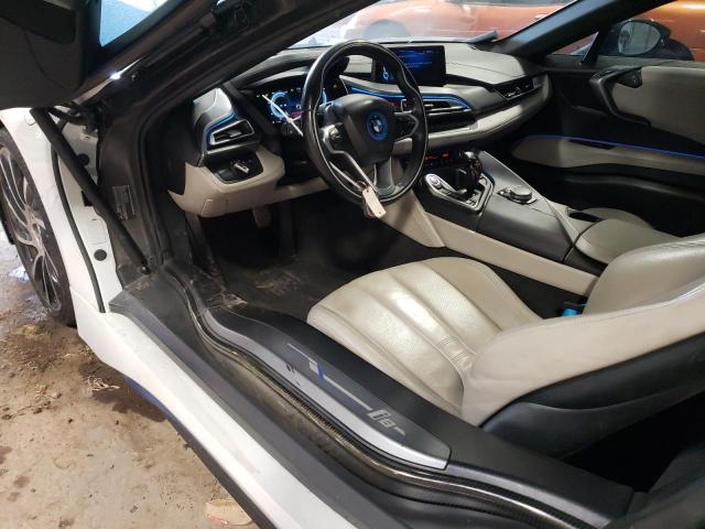 WBY2Z2C50FVX64930 - 2015 BMW I8 WHITE photo 8