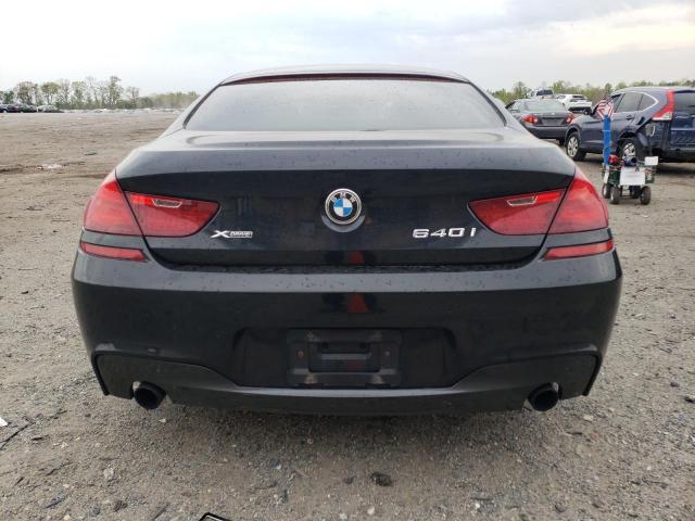 WBA6B8C57EDZ72542 - 2014 BMW 640 XI GRAN COUPE BLACK photo 6