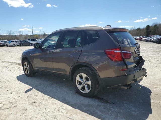 5UXWX5C52BLW13926 - 2011 BMW X3 XDRIVE28I BROWN photo 2