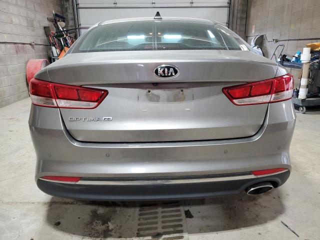 5XXGT4L39JG215072 - 2018 KIA OPTIMA LX SILVER photo 6