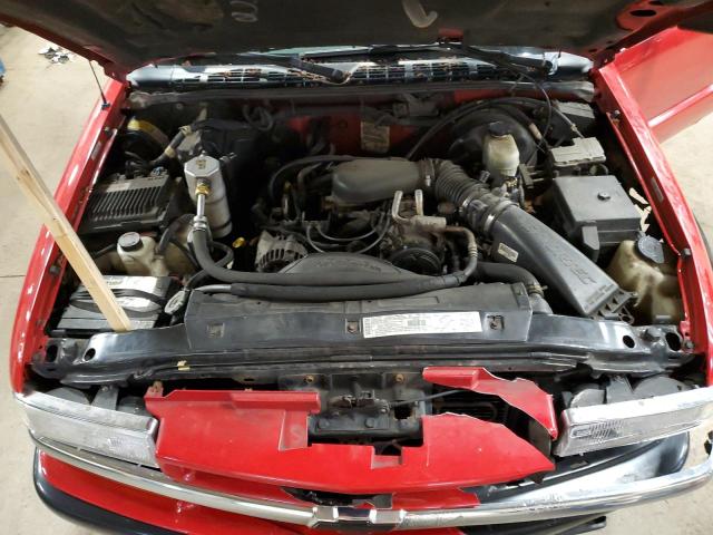 1GCCT19W9Y8305916 - 2000 CHEVROLET S TRUCK S10 RED photo 11