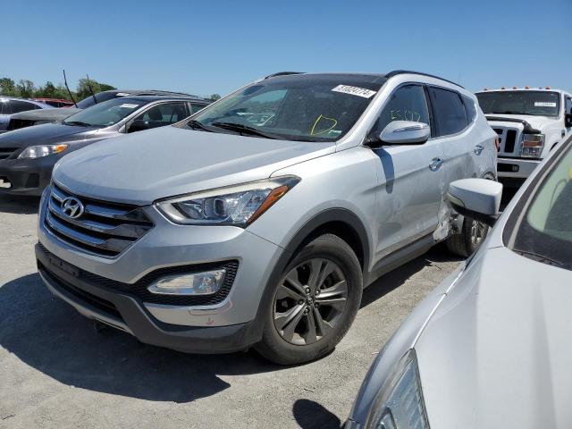 5XYZU3LB6EG137245 - 2014 HYUNDAI SANTA FE S SILVER photo 1