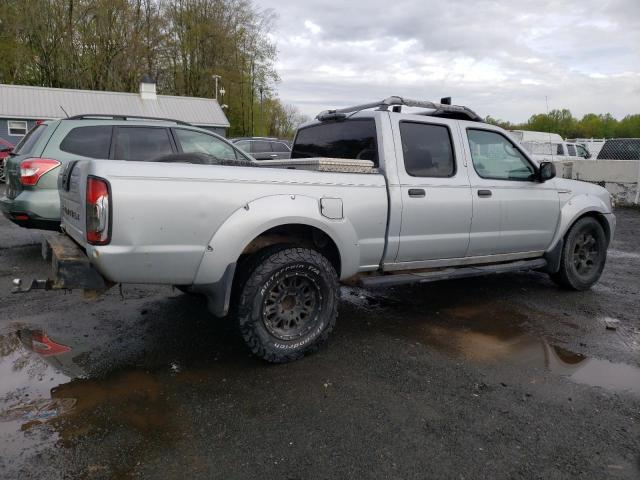 1N6MD29Y92C367570 - 2002 NISSAN FRONTIER CREW CAB SC SILVER photo 3