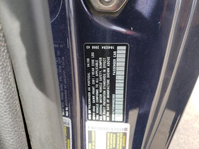 WVWFA71F08V052360 - 2008 VOLKSWAGEN EOS LUX 蓝色 照片 12