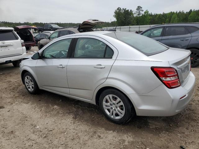 1G1JB5SH2H4158822 - 2017 CHEVROLET SONIC LS SILVER photo 2
