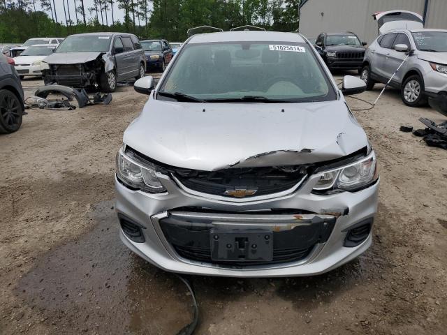 1G1JB5SH2H4158822 - 2017 CHEVROLET SONIC LS SILVER photo 5