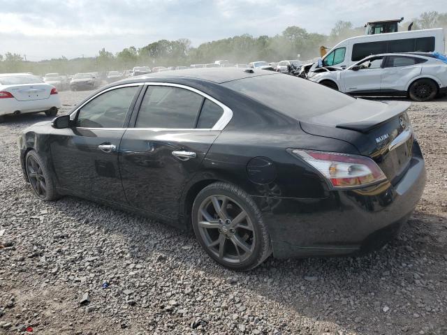 1N4AA5AP4EC910627 - 2014 NISSAN MAXIMA S BLACK photo 2