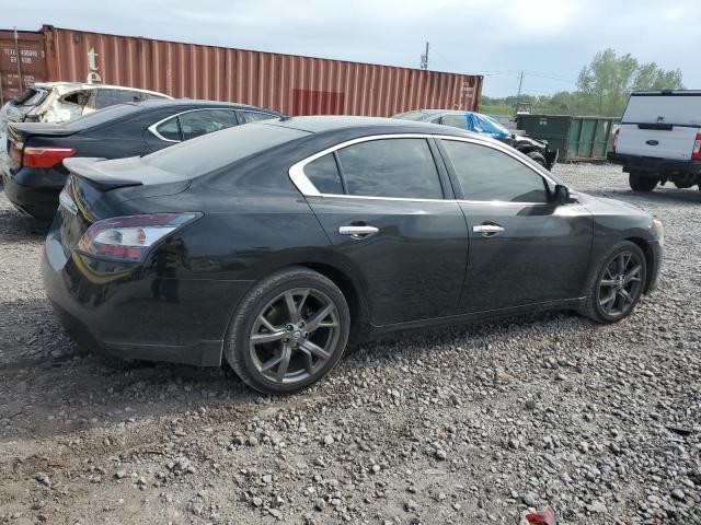 1N4AA5AP4EC910627 - 2014 NISSAN MAXIMA S BLACK photo 3