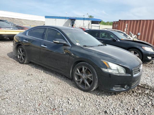 1N4AA5AP4EC910627 - 2014 NISSAN MAXIMA S BLACK photo 4