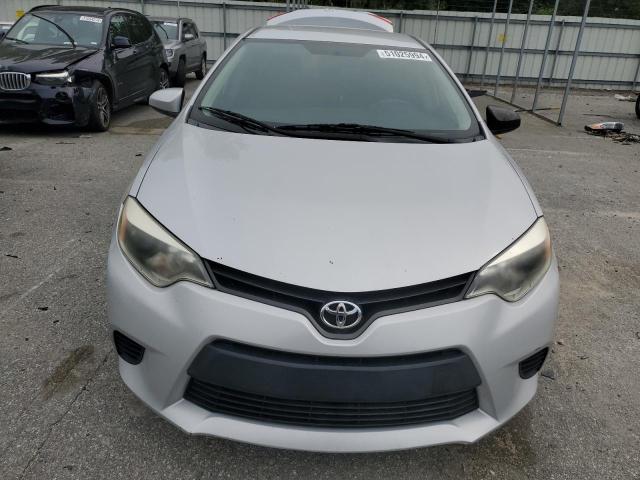 2T1BURHE6EC143114 - 2014 TOYOTA COROLLA L SILVER photo 5