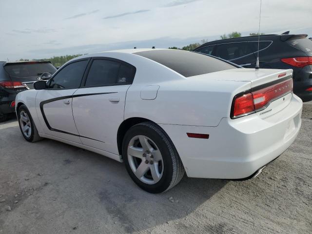 2C3CDXAT3DH586301 - 2013 DODGE CHARGER POLICE WHITE photo 2