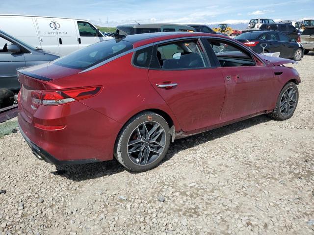 5XXGW4L26LG445735 - 2020 KIA OPTIMA SX RED photo 3