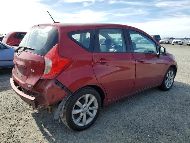 3N1CE2CP5EL415492 - 2014 NISSAN VERSA NOTE S RED photo 3