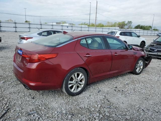 KNAGN4A76B5075985 - 2011 KIA OPTIMA EX RED photo 3