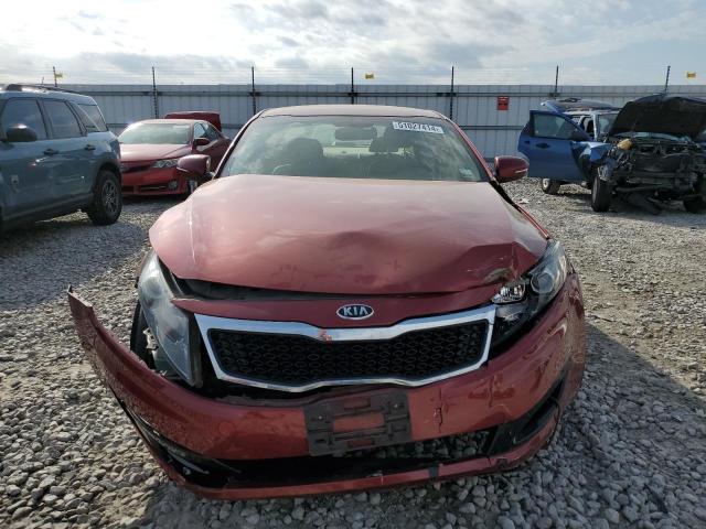 KNAGN4A76B5075985 - 2011 KIA OPTIMA EX RED photo 5