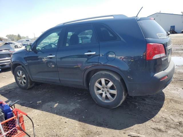 5XYKT3A65DG325618 - 2013 KIA SORENTO LX BLUE photo 2