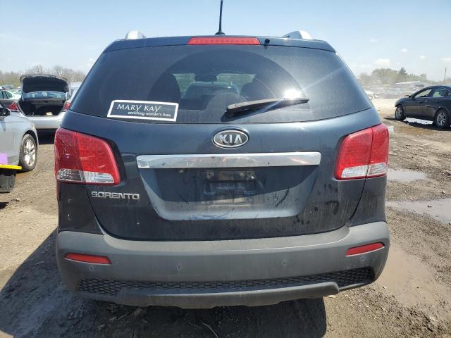 5XYKT3A65DG325618 - 2013 KIA SORENTO LX BLUE photo 6