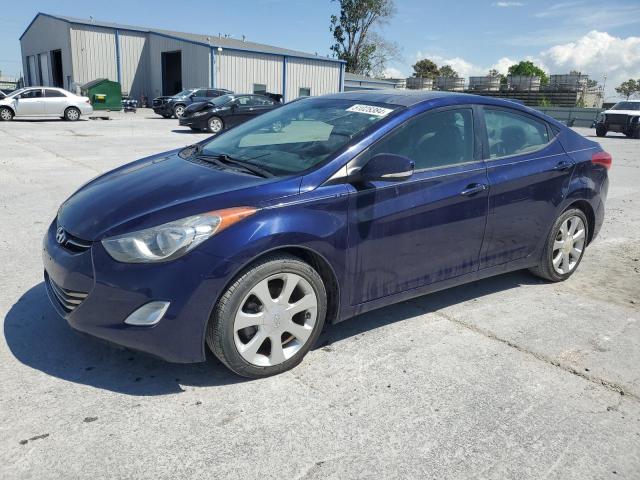 5NPDH4AE9DH171544 - 2013 HYUNDAI ELANTRA GLS BLUE photo 1