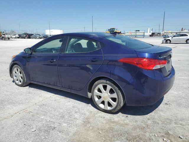 5NPDH4AE9DH171544 - 2013 HYUNDAI ELANTRA GLS BLUE photo 2