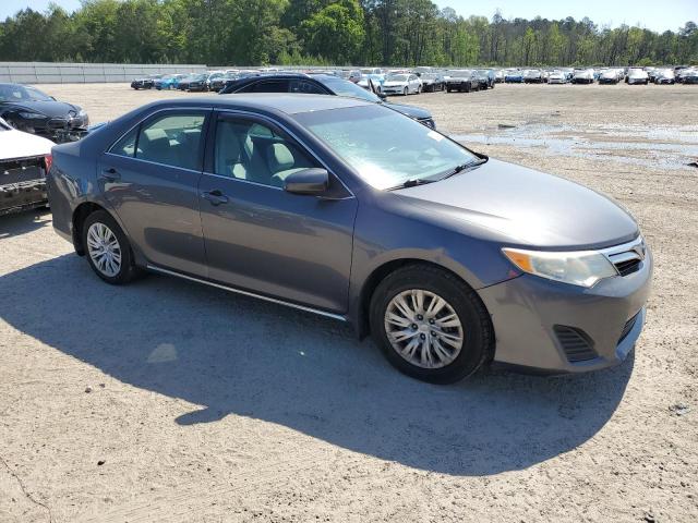 4T4BF1FK8DR280966 - 2013 TOYOTA CAMRY L GRAY photo 4