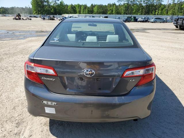 4T4BF1FK8DR280966 - 2013 TOYOTA CAMRY L GRAY photo 6