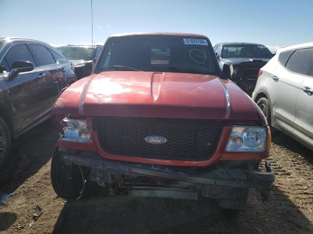 1FTZR45E65PA20874 - 2005 FORD RANGER SUPER CAB RED photo 5