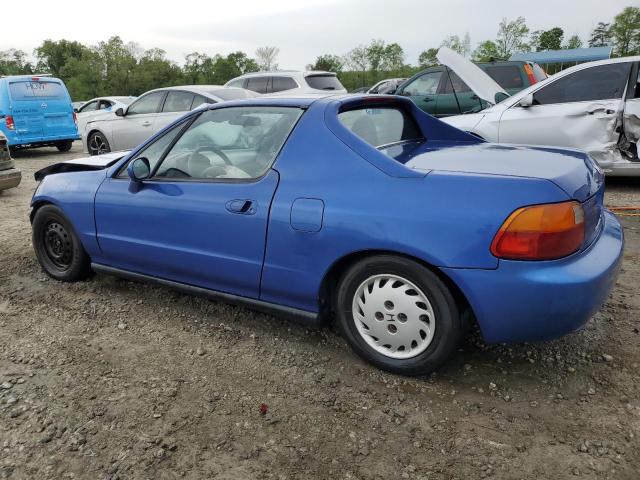 JHMEG1146PS011400 - 1993 HONDA CIVIC DEL SOL S BLUE photo 2