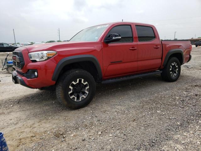 3TMCZ5AN6KM262129 - 2019 TOYOTA TACOMA DOUBLE CAB RED photo 1