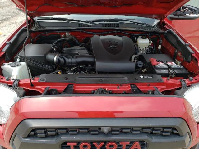 3TMCZ5AN6KM262129 - 2019 TOYOTA TACOMA DOUBLE CAB RED photo 11