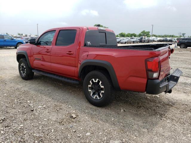 3TMCZ5AN6KM262129 - 2019 TOYOTA TACOMA DOUBLE CAB RED photo 2