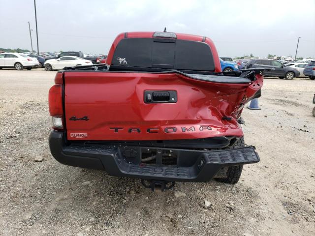3TMCZ5AN6KM262129 - 2019 TOYOTA TACOMA DOUBLE CAB RED photo 6