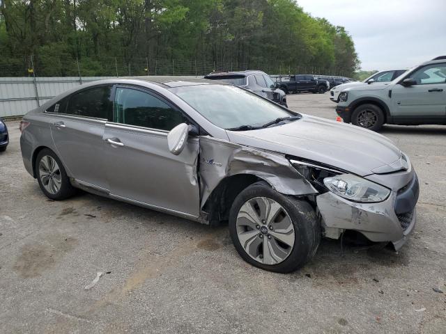 KMHEC4A41DA067398 - 2013 HYUNDAI SONATA HYBRID SILVER photo 4