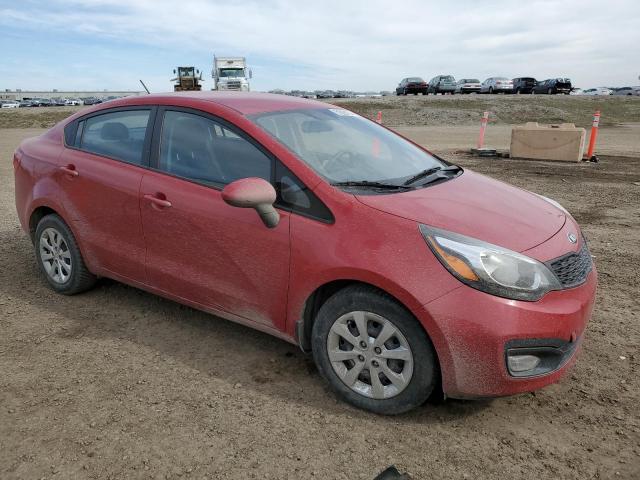 KNADM4A39D6273590 - 2013 KIA RIO LX RED photo 4