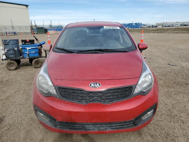 KNADM4A39D6273590 - 2013 KIA RIO LX RED photo 5