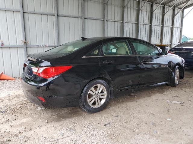 5NPEB4AC9EH836951 - 2014 HYUNDAI SONATA GLS BLACK photo 3