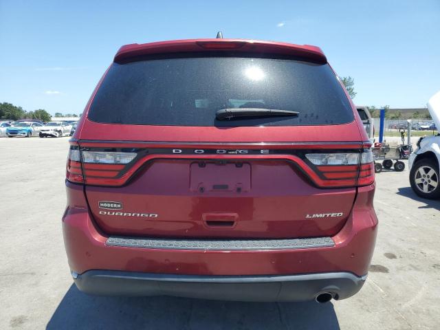 1C4RDHDG7EC476639 - 2014 DODGE DURANGO LIMITED RED photo 6