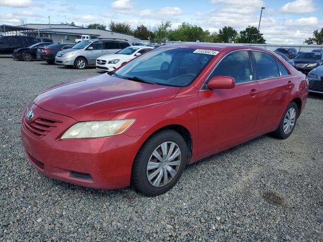 4T1BE46K77U112223 - 2007 TOYOTA CAMRY CE RED photo 1