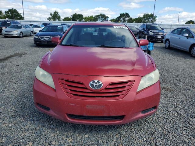 4T1BE46K77U112223 - 2007 TOYOTA CAMRY CE RED photo 5