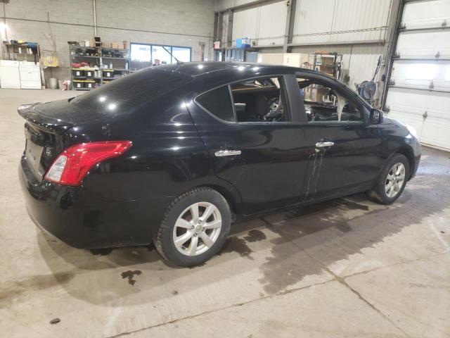 3N1CN7AP3CL835829 - 2012 NISSAN VERSA S BLACK photo 3