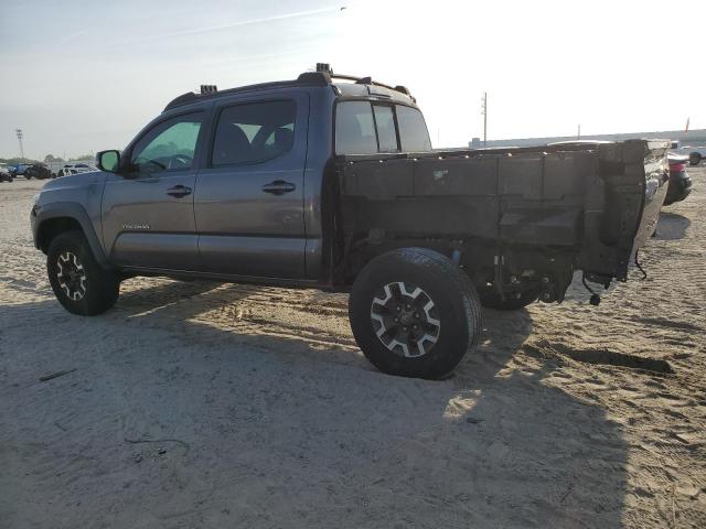 5TFCZ5AN1GX005087 - 2016 TOYOTA TACOMA DOUBLE CAB GRAY photo 2