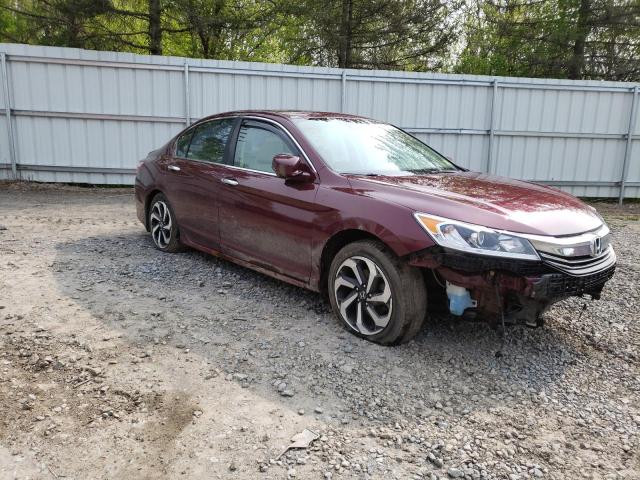 1HGCR2F99GA060286 - 2016 HONDA ACCORD EXL BURGUNDY photo 4