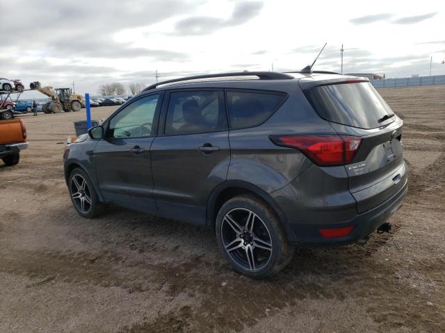 1FMCU9HD6KUB61621 - 2019 FORD ESCAPE SEL GRAY photo 2