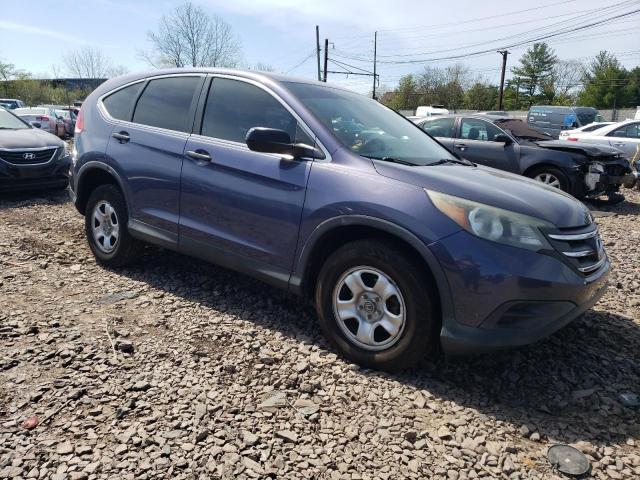 2HKRM4H33DH654193 - 2013 HONDA CR-V LX BLUE photo 4