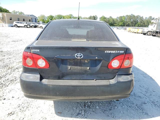 1NXBR32E96Z628368 - 2006 TOYOTA COROLLA CE BLACK photo 6